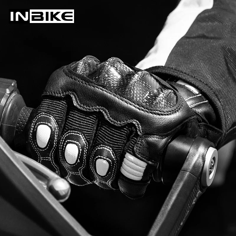 Stylish genuine leather touchscreen motorcycle Gloves for the ultimate riding comfort for men or women