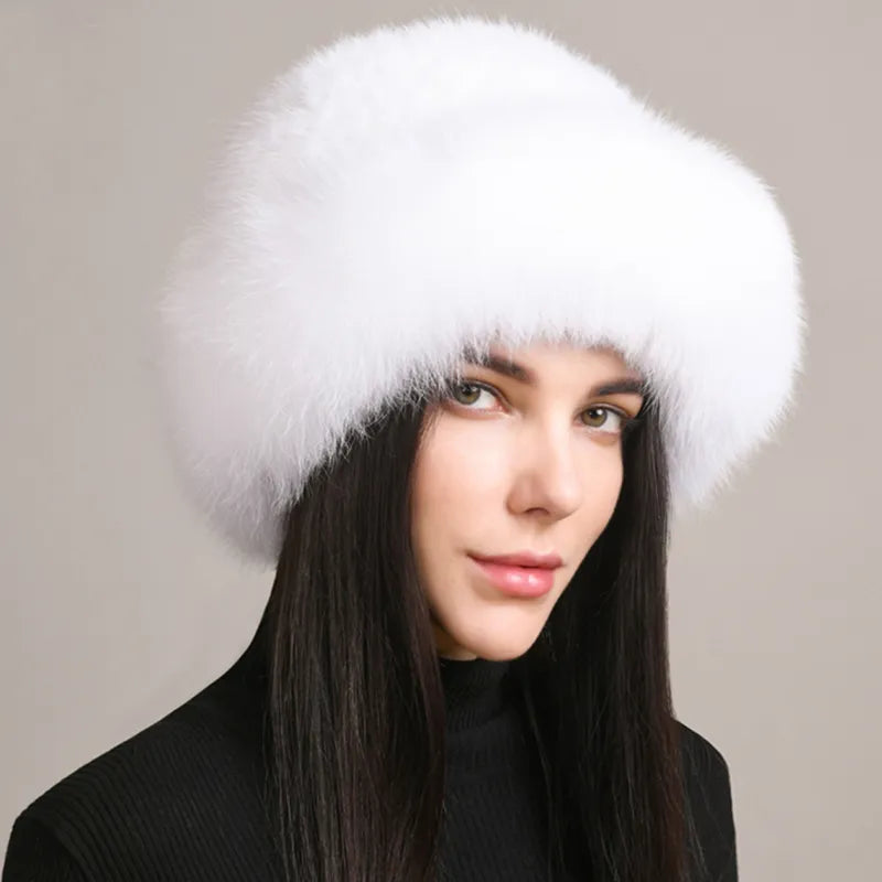 Luxury handmade mink fur hat to elevate your winter wardrobe with luxurious warmth and timeless style for womenideal for snow cold weather